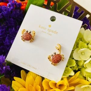 Kate Spade ♠️ Crab 🦀 Earrings